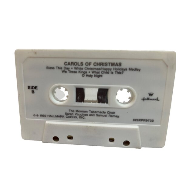 Hallmark Carols of Christmas Cassette 1989 Mormon Tabernacle Choir Vaughan A434 - Picture 3 of 7